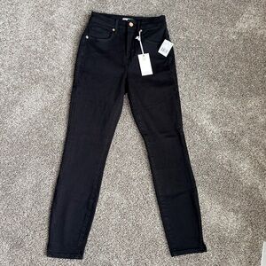 Good American Women's Black Skinny Jeans